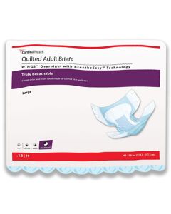 Wings Overnight Quilted Adult Briefs