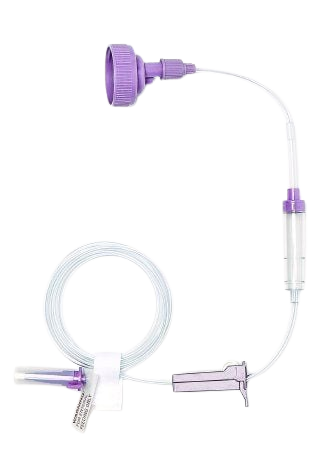 The Vesco screw cap gravity feeding tube.