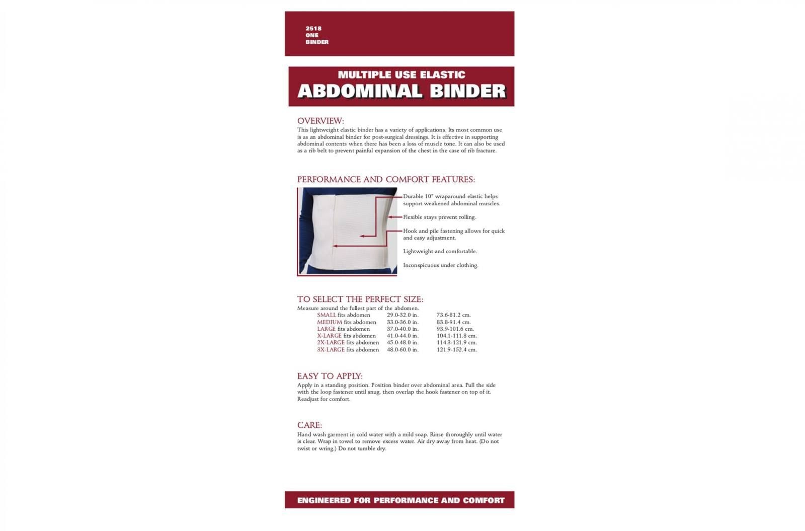 Elastic Abdominal Binder
