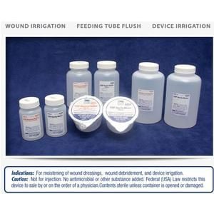Image 1 of Sterile Saline 100 cc & 120 cc Unit Dose Irrigation Solutions