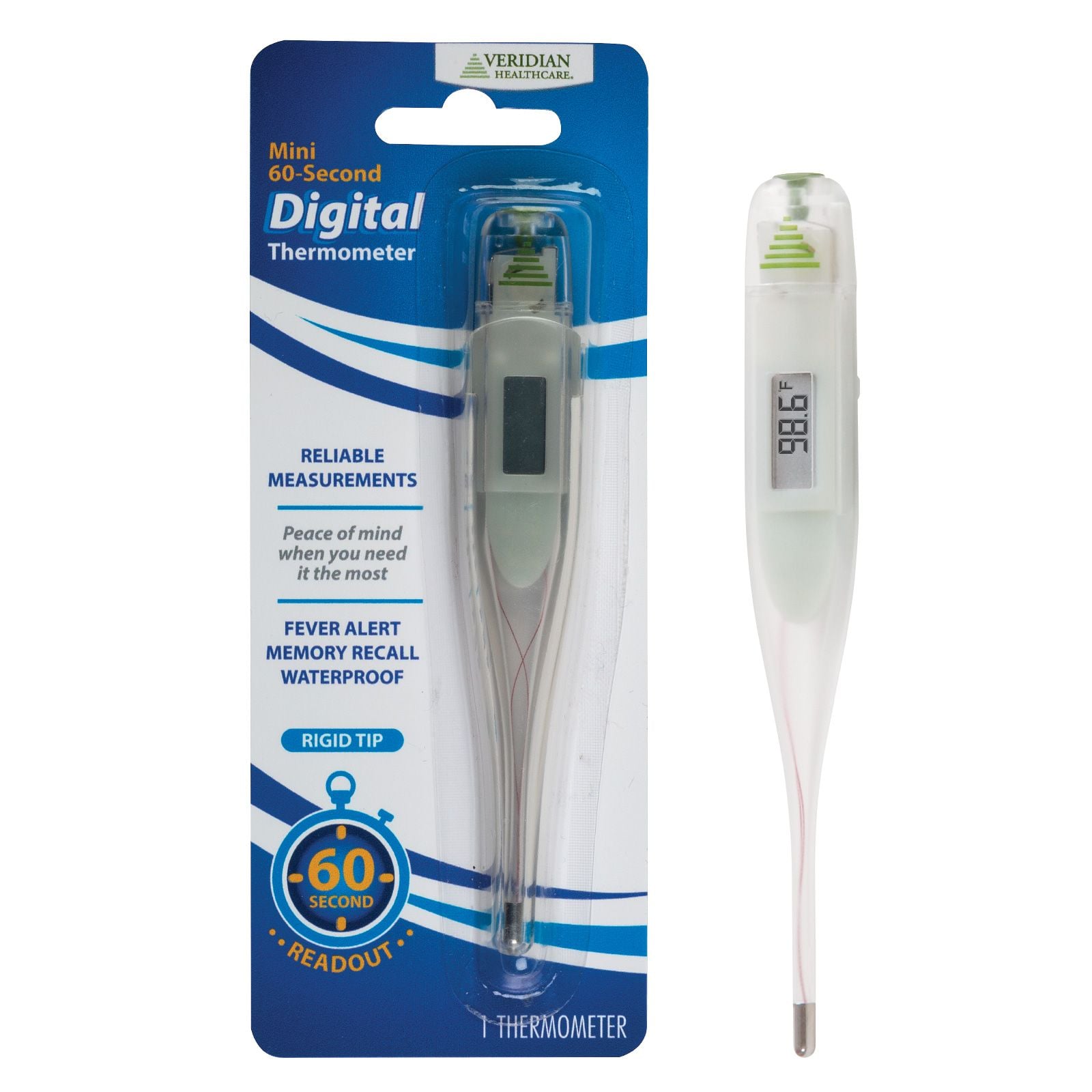 Veridian Mini 60-Second Digital Thermometer - 08-350