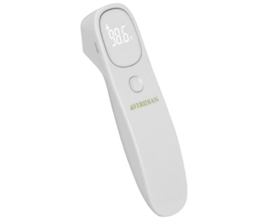 Non-Contact Thermometer with 32-Memory Recall, White LED Display