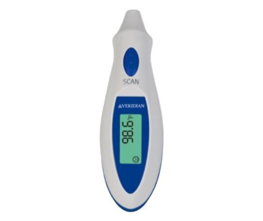 Veridian Healthcare Instant Digital Ear Thermometer With Easy-To-Read Digital Screen