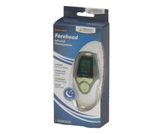 Touch-Free Thermometer with 30-Memory Recall, Backlit Display Box