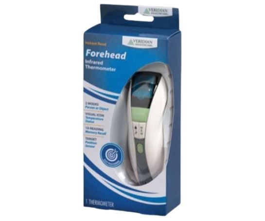 Veridian Healthcare Non-Contact Thermometer with 10-Memory Recall Box