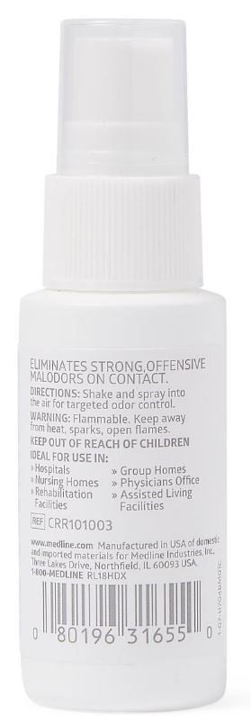 Back of 1 oz Pump Bottle - Unscented