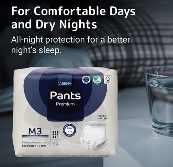 For comfortable days and dry nights | All-night protection for a better night's sleep.