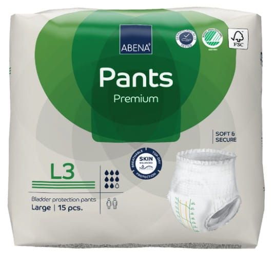 ABENA Pants Premium L3 Underwear, Size Large