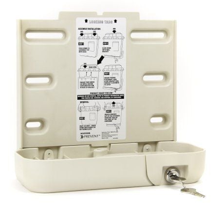 McKesson Prevent Sharps Collector Locking Wall Bracket