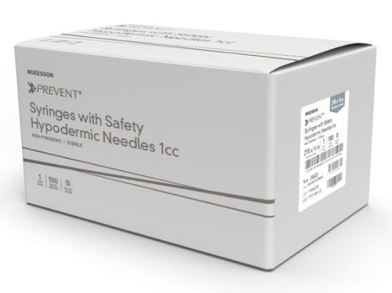 1 mL 25 Gauge 5/8 Inch Box