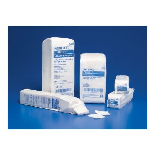 Covidien 2346 Curity 3 x 3 Inch Gauze Sponge 12 Ply