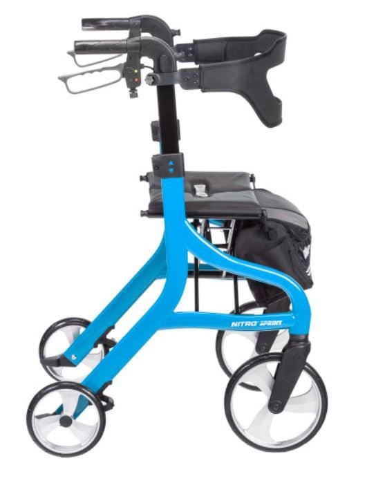Blue Rollator - Right Side
