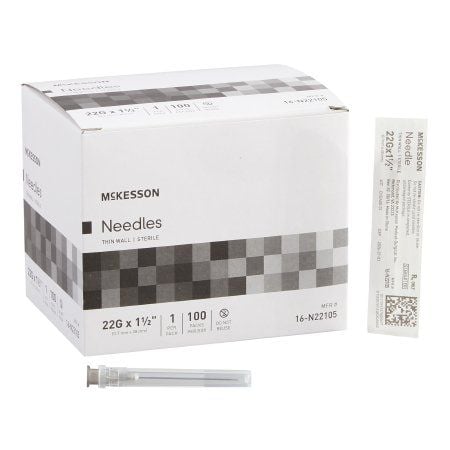 McKesson Hypodermic Needle, 18, 20, 22, 25, 26, 27, 30 Gauge
