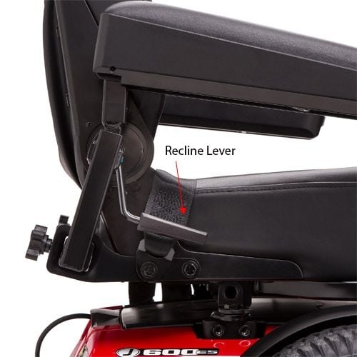 Power Wheelchair Recline Lever