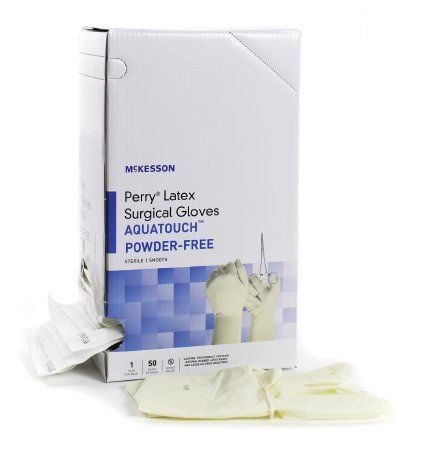 McKesson Perry Performance Plus AquaTouch Powder-Free Sterile Latex Surgical Gloves