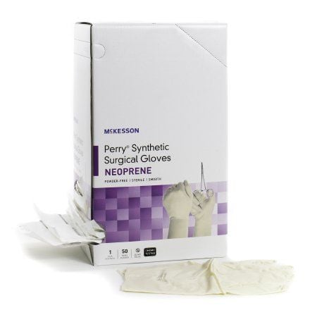 McKesson Perry Synthetic Surgical Gloves - Neoprene, Powder-Free