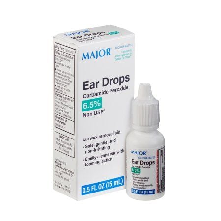 Major Pharmaceuticals Ear Wax Remover Debrox 6.5% Carbamide Peroxide
