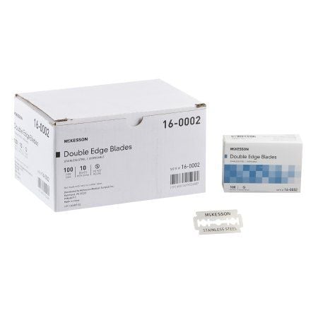 McKesson Stainless Steel Double Edged Razor Blades