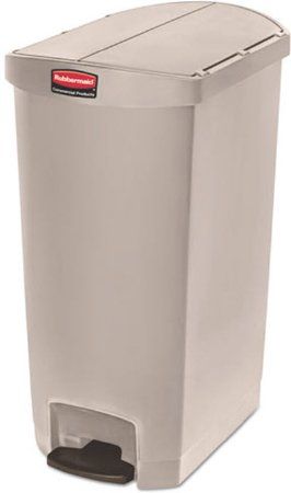 Rubbermaid Slim Jim 18 Gal Front Step-on Trash Can - 1883551
