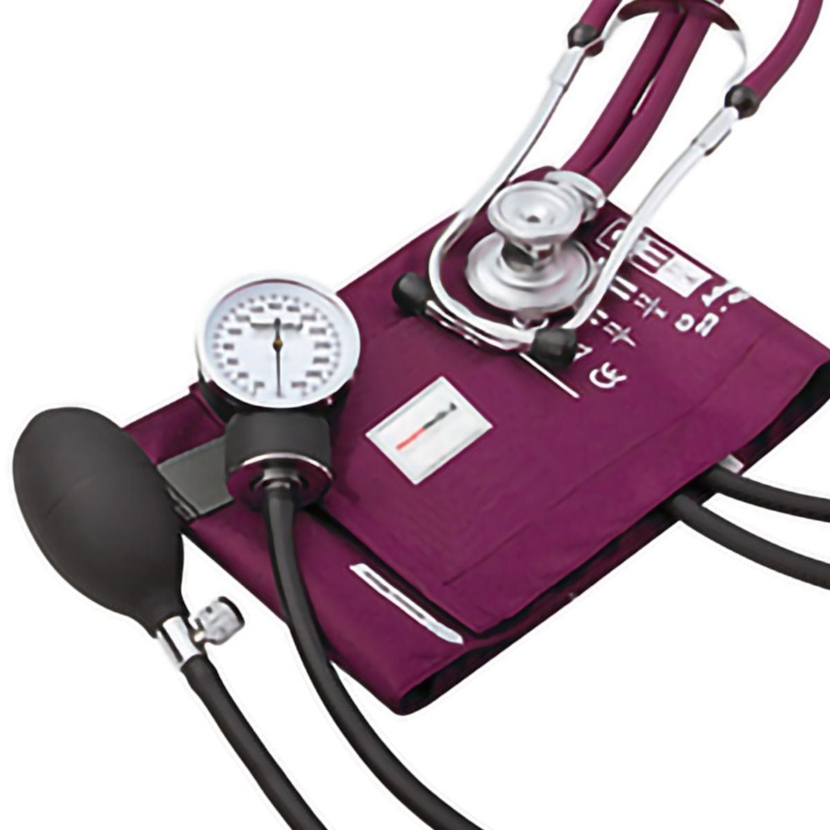 McKesson Blood Pressure Combo Kit with Nurse Stethoscope, magenta
