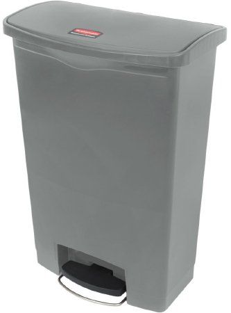 Rubbermaid Slim Jim 24 Gal Front Step-on Trash Can - 1883606