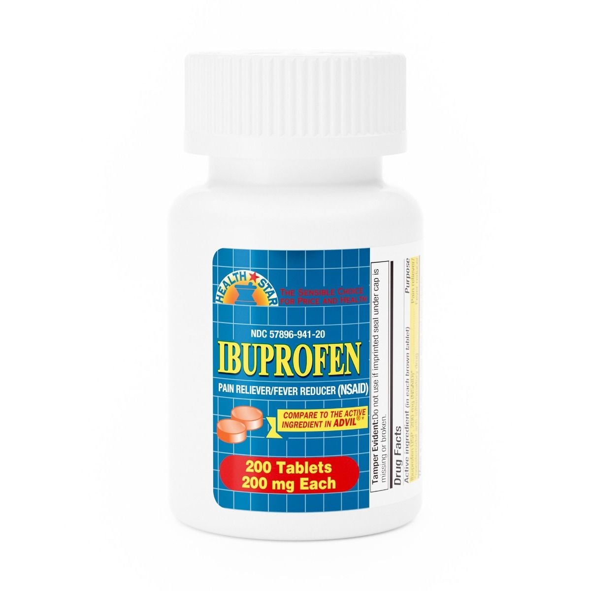 Health Star Ibuprofen Pain Relief Tablets