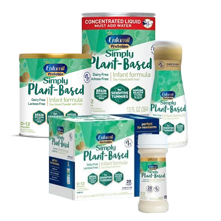 Prosobee Enfamil Lactose Enfamil ProSobee Soy Infant Formula