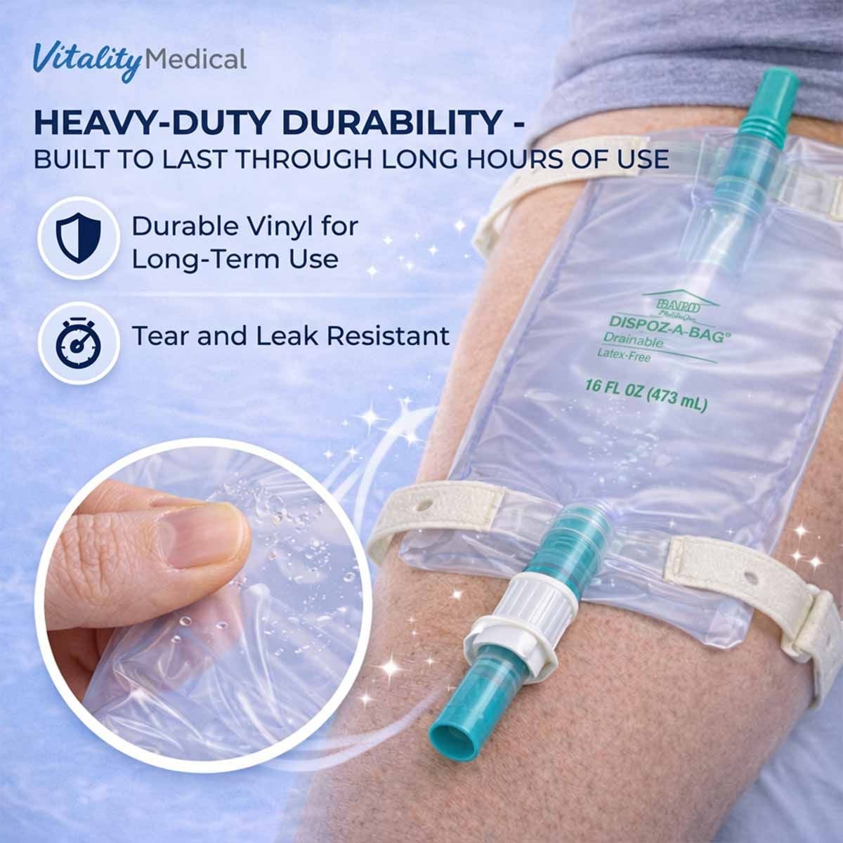 Image 11 of Dispoz-A-Bag Drainable Leg Bag