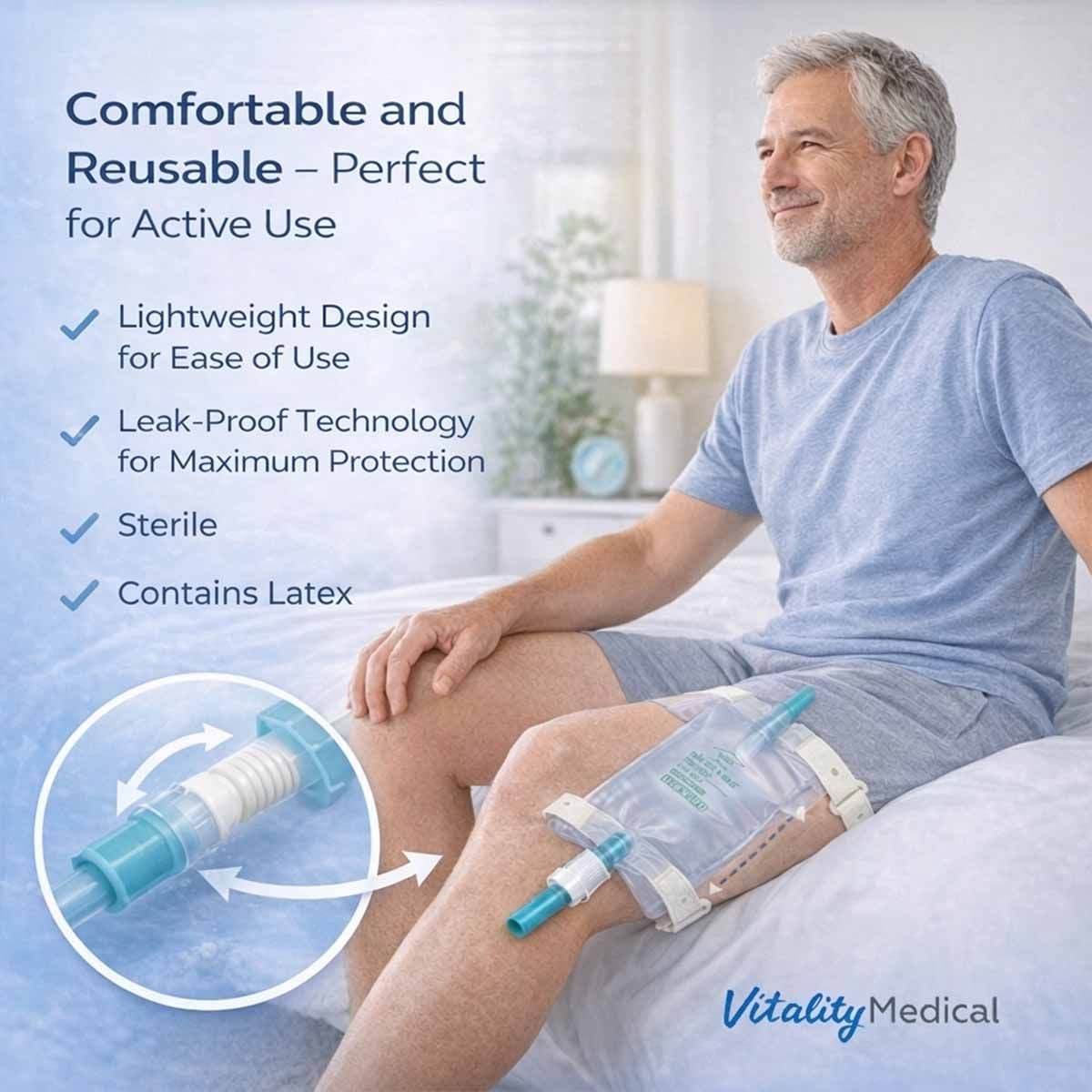 Image 10 of Dispoz-A-Bag Drainable Leg Bag
