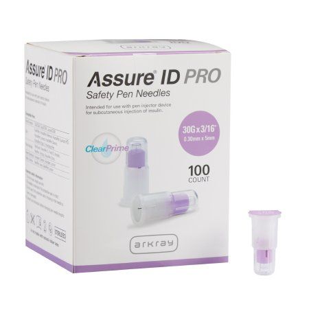 Assure ID PRO Safety Insulin Pen Needle - 30G x 5mm
