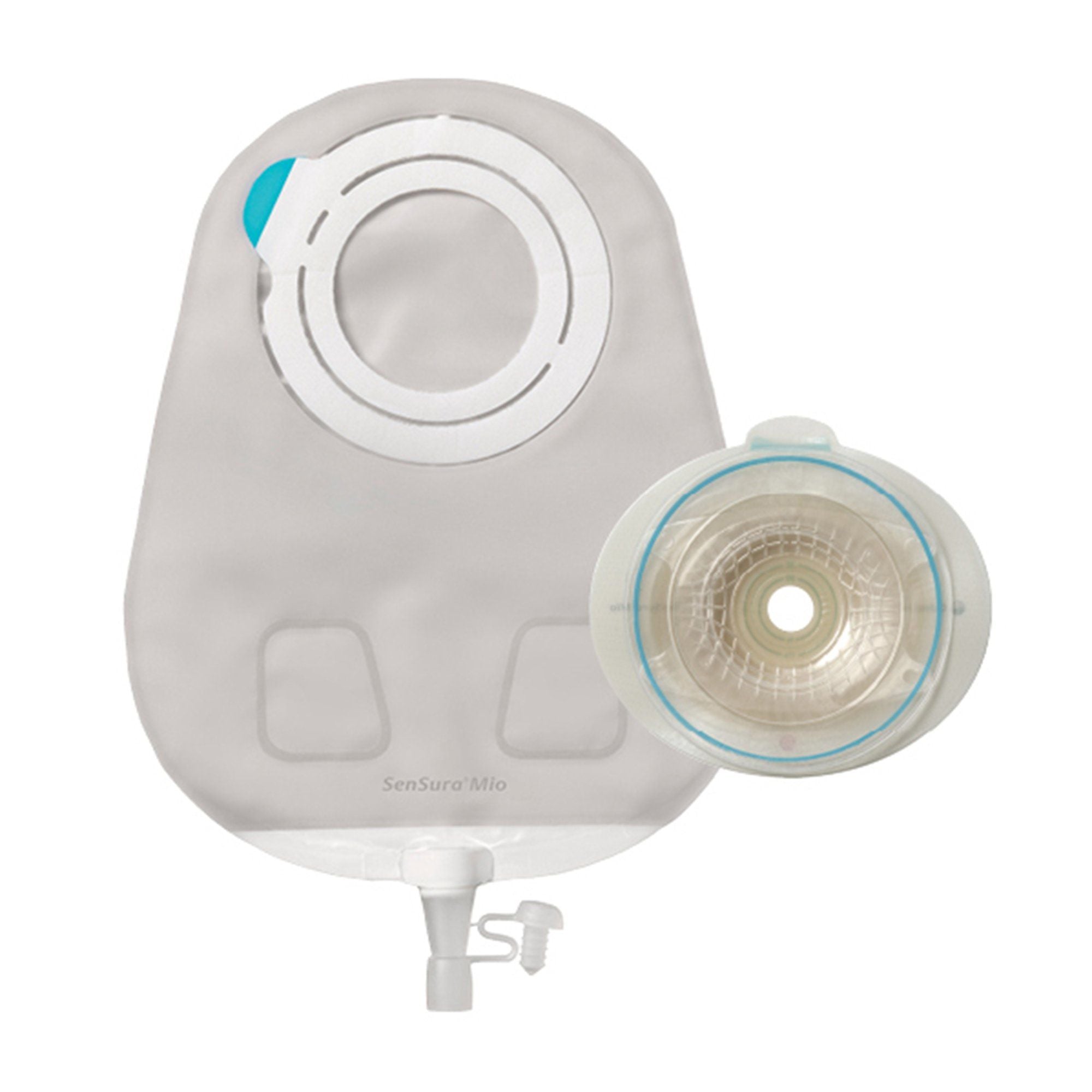 SenSura Mio Flex + MAXI Urostomy Pouch Single Use Kit, Convex Light Barrier