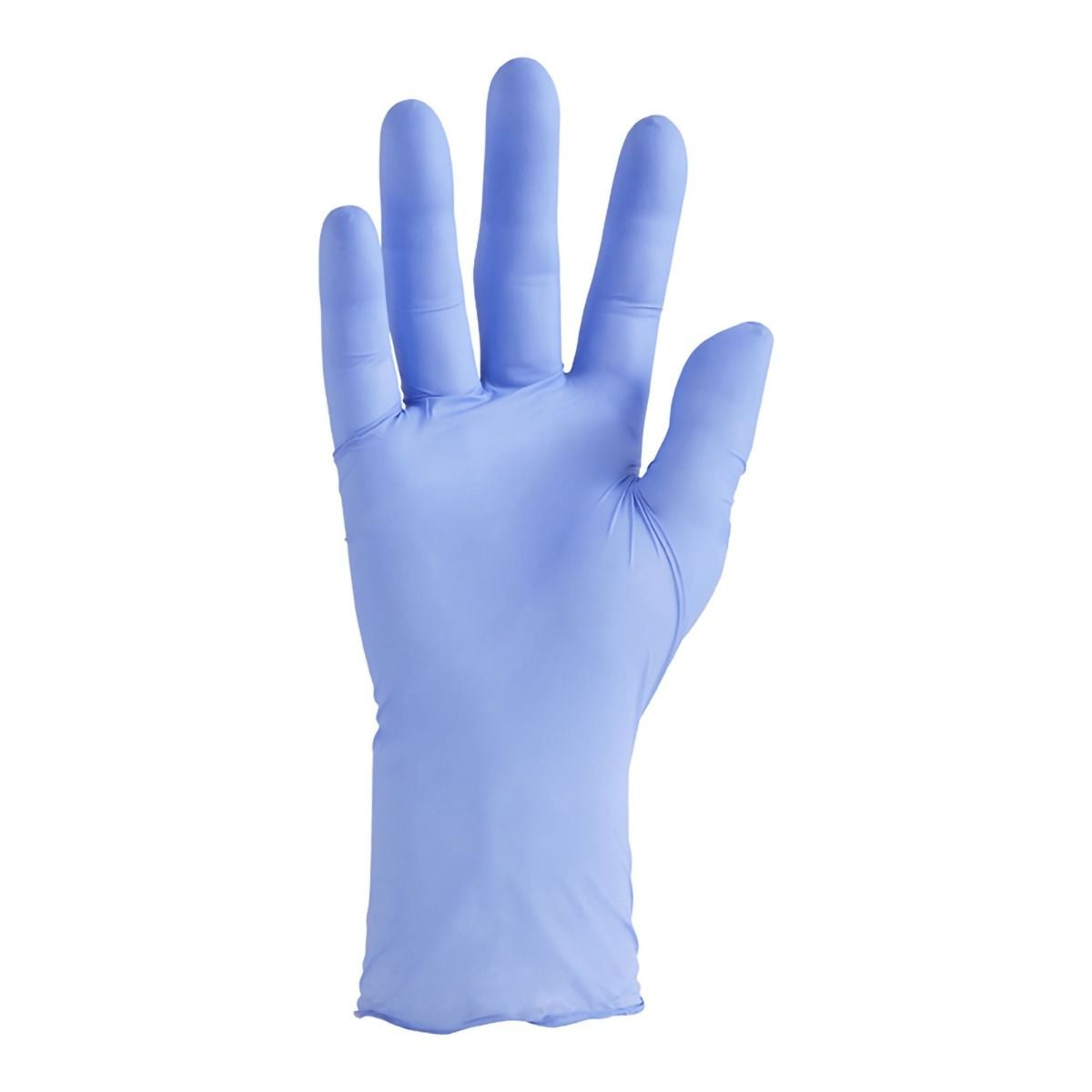 Glove being worn