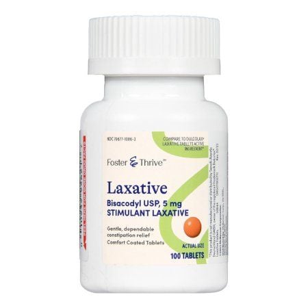 Foster & Thrive Stimulant Laxative - 100 Tablets