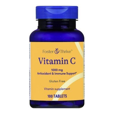 Foster & Thrive Vitamin C Supplement - 100 Tablets