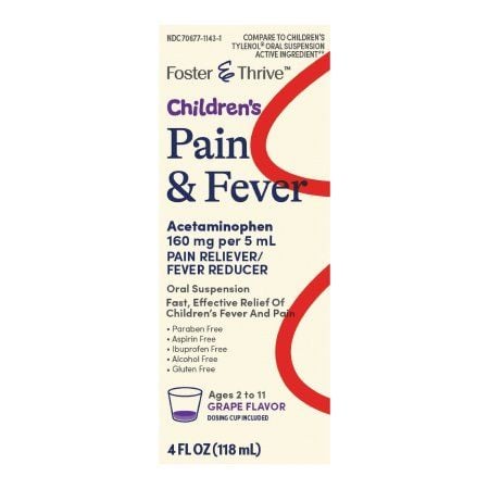 Foster & Thrive Acetaminophen - Children's Pain & Fever Relief