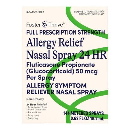 Foster & Thrive Allergy Relief Nasal Spray - 24 Hour