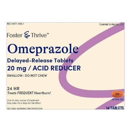 Foster & Thrive Omeprazole - Delayed-Release Tablets