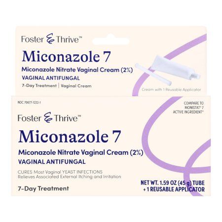 Foster & Thrive Miconazole 7 - Vaginal Antifungal