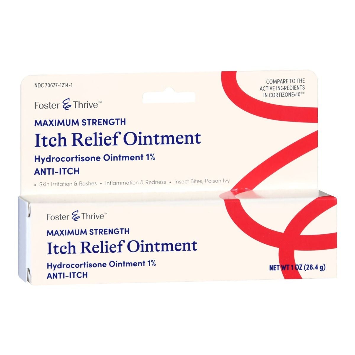 Foster & Thrive Hydrocortisone Ointment/Cream - Itch Relief