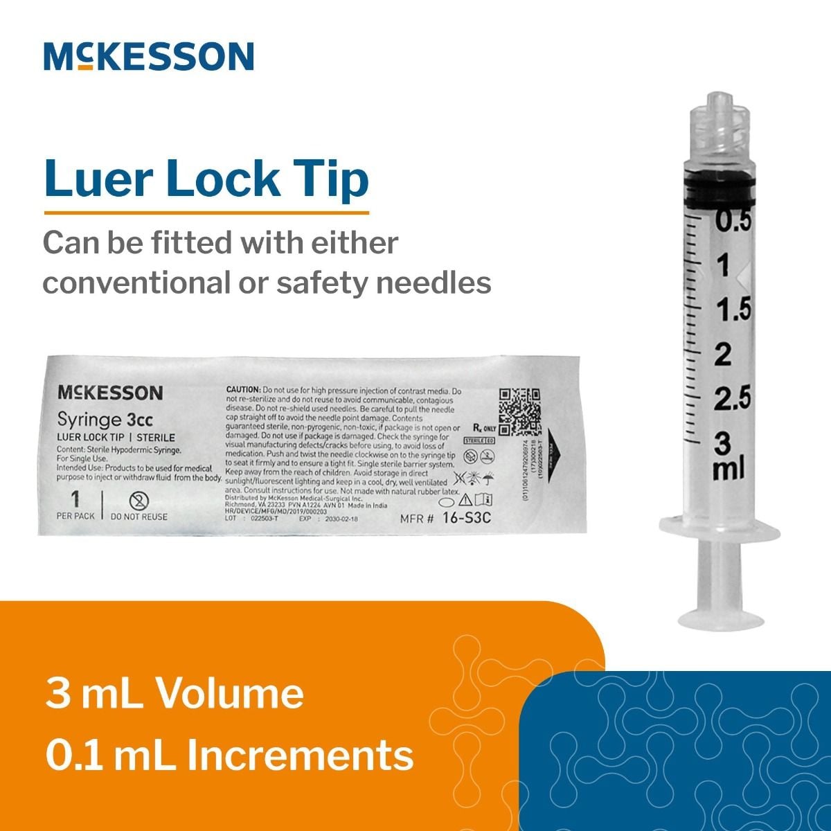 Luer Lock Tip Syringe