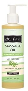 Theraputic Massage Oil, 8 OZ. Bottle with Pump