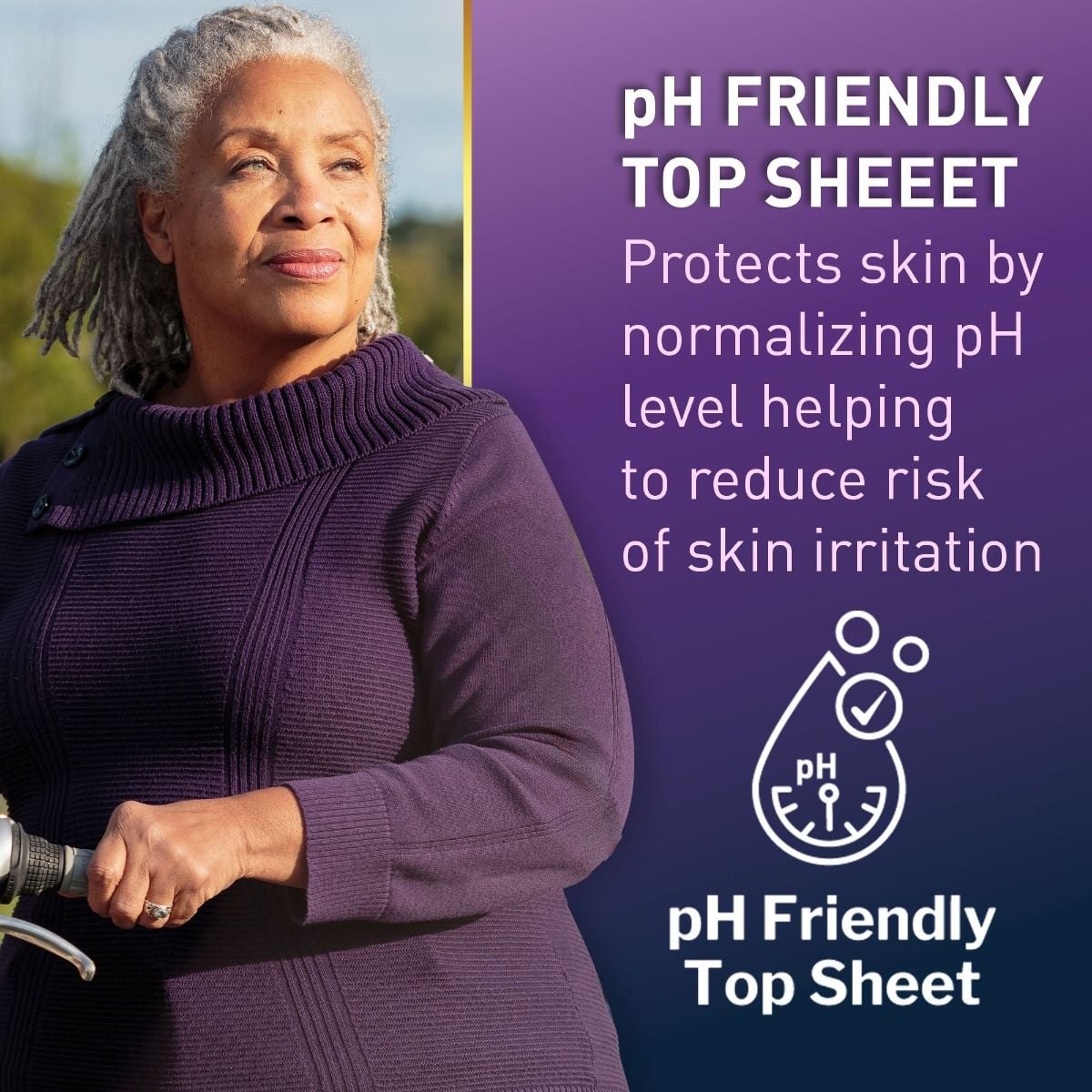 pH-friendly top sheet