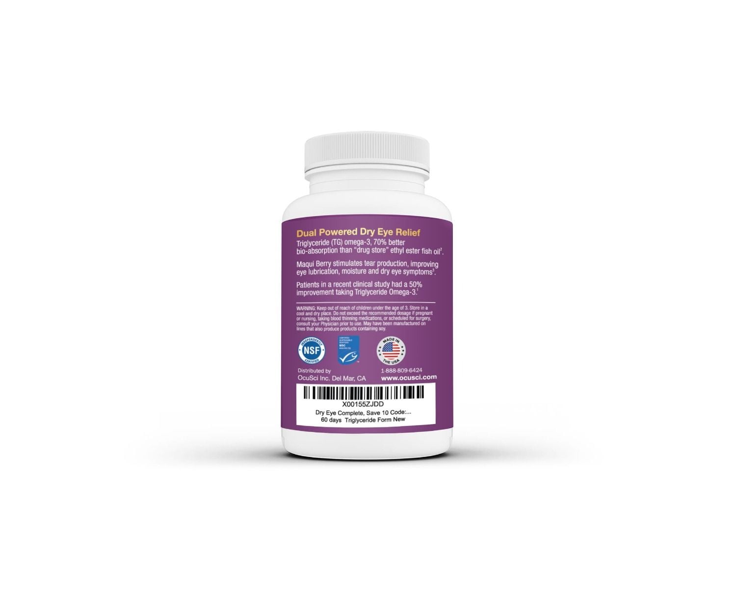 Solana Health Dry Eye Complete Dietary Supplement