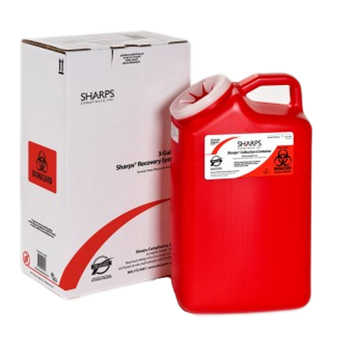 Sharps Container Mail Back Disposal System 3-Gallon 13000