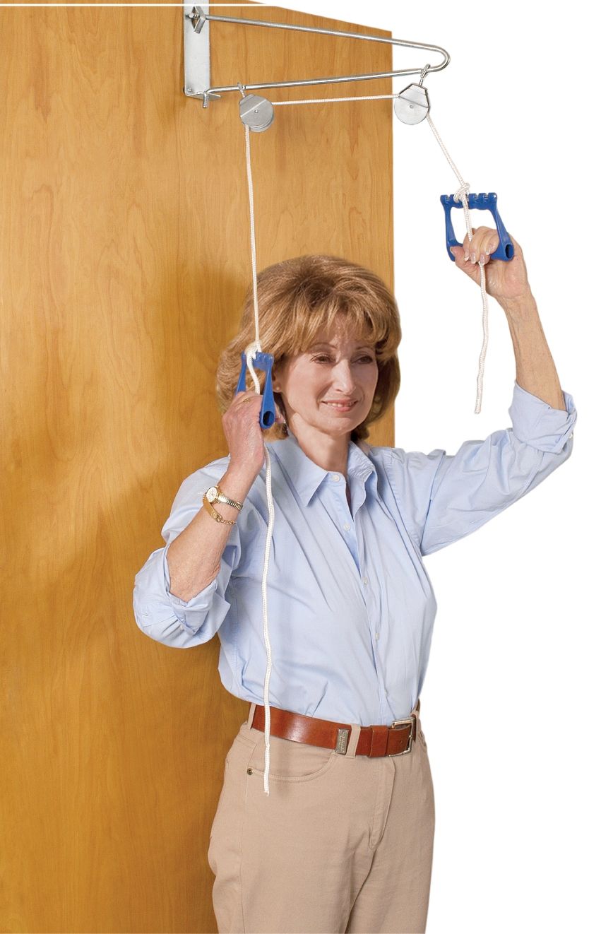 Overdoor Exercise Pulley Application