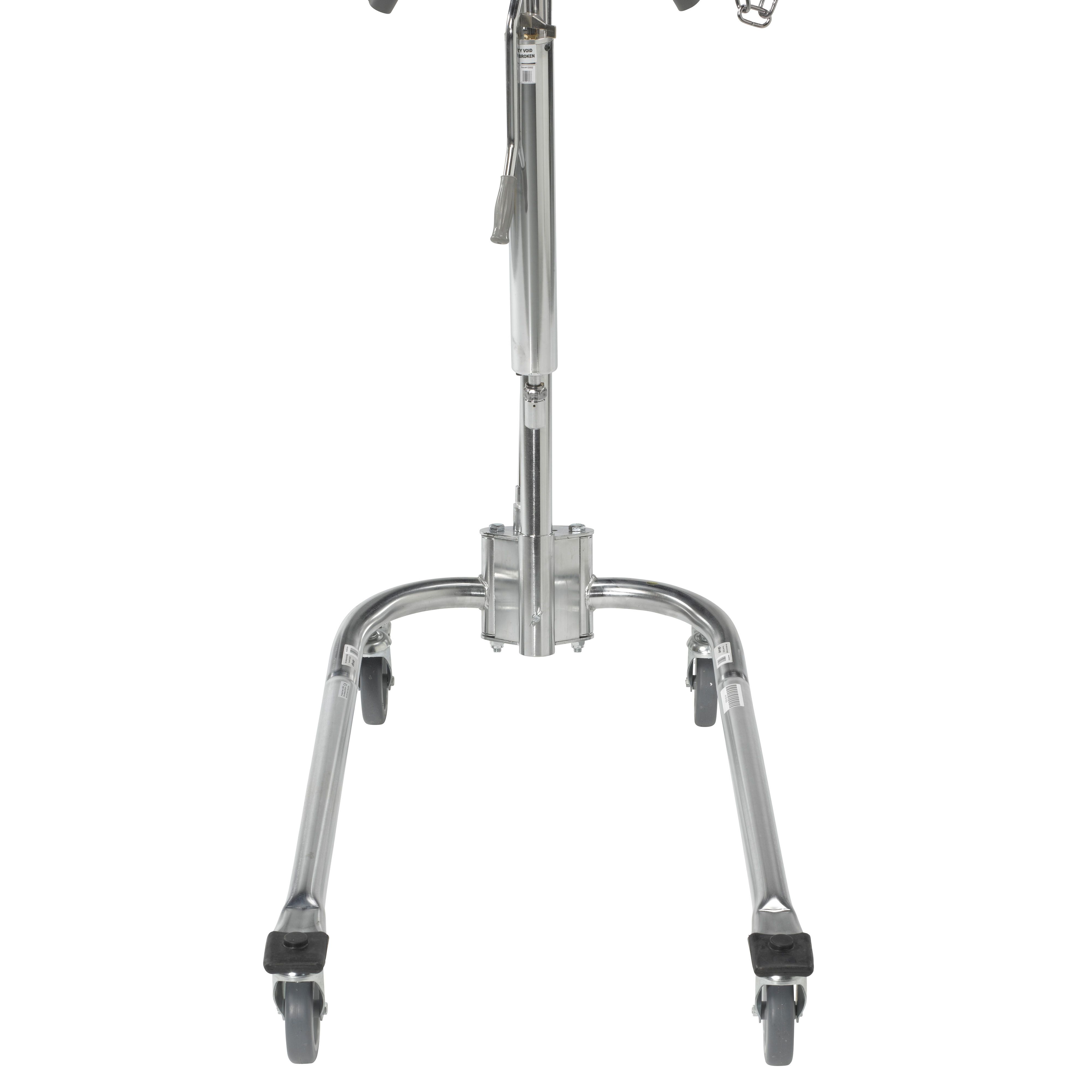 Image 12 of Manual Hydraulic Deluxe Chrome Plated Patient Lift with Six Point Cradle