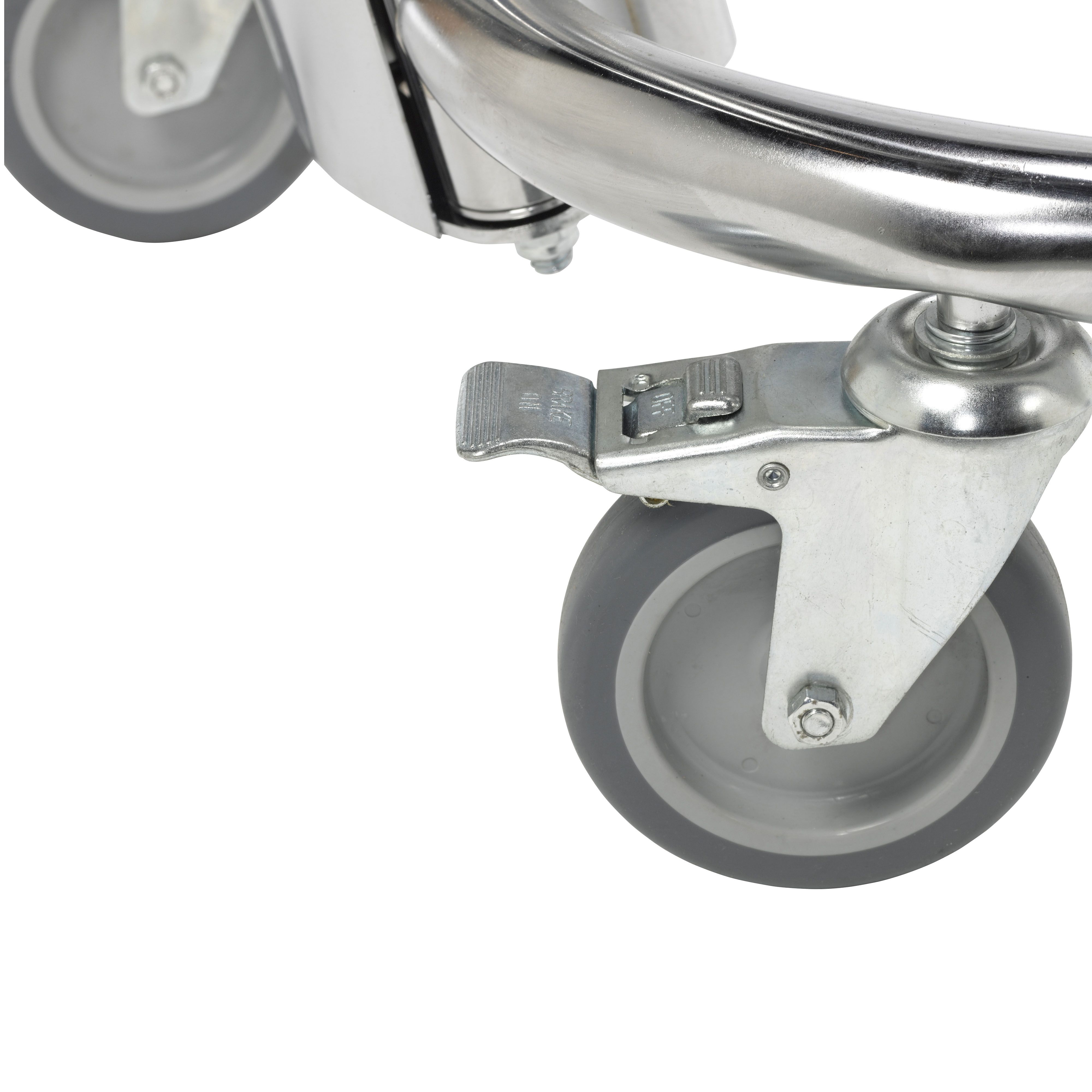 Image 14 of Manual Hydraulic Deluxe Chrome Plated Patient Lift with Six Point Cradle