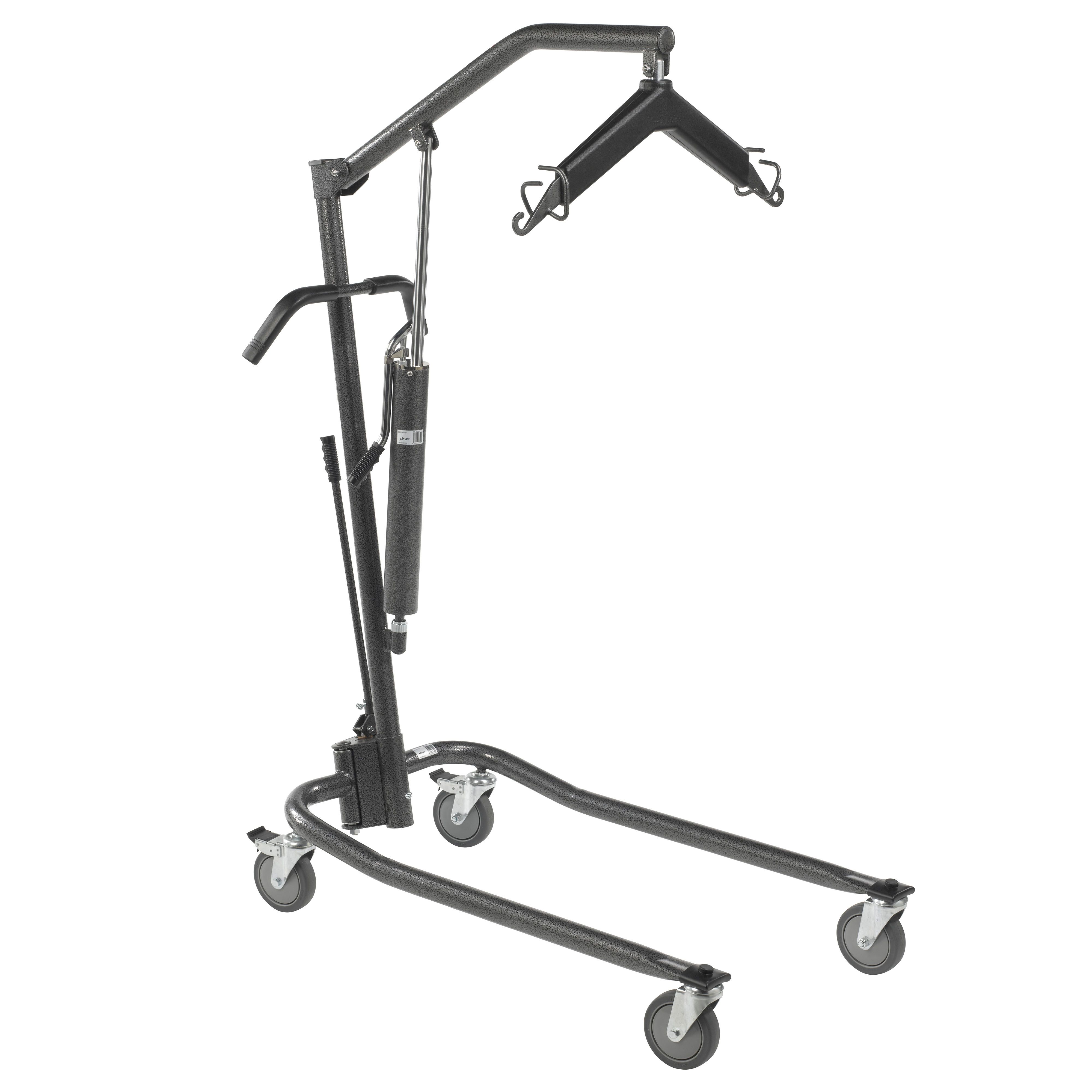 Image 24 of Manual Hydraulic Deluxe Chrome Plated Patient Lift with Six Point Cradle