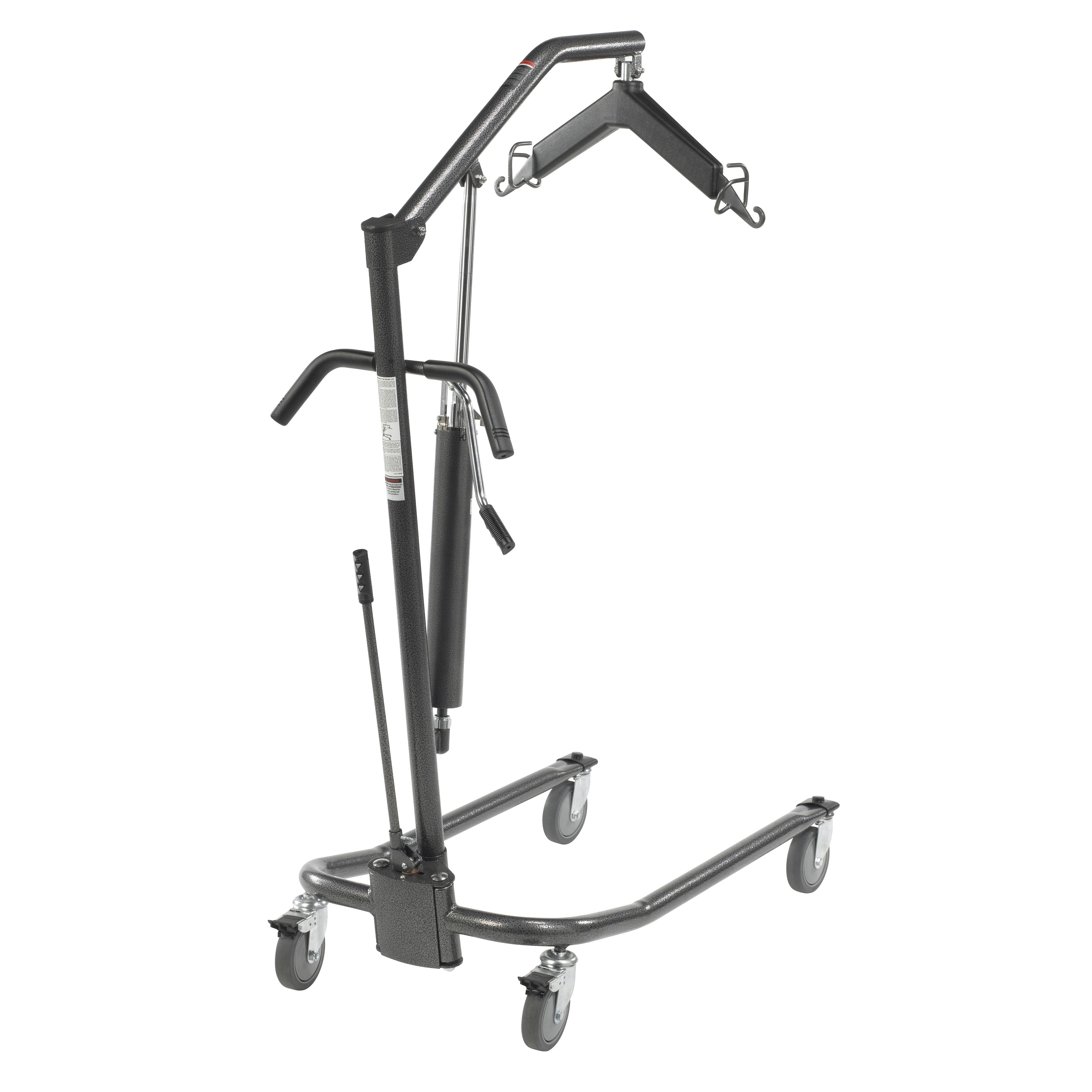 Image 19 of Manual Hydraulic Deluxe Chrome Plated Patient Lift with Six Point Cradle