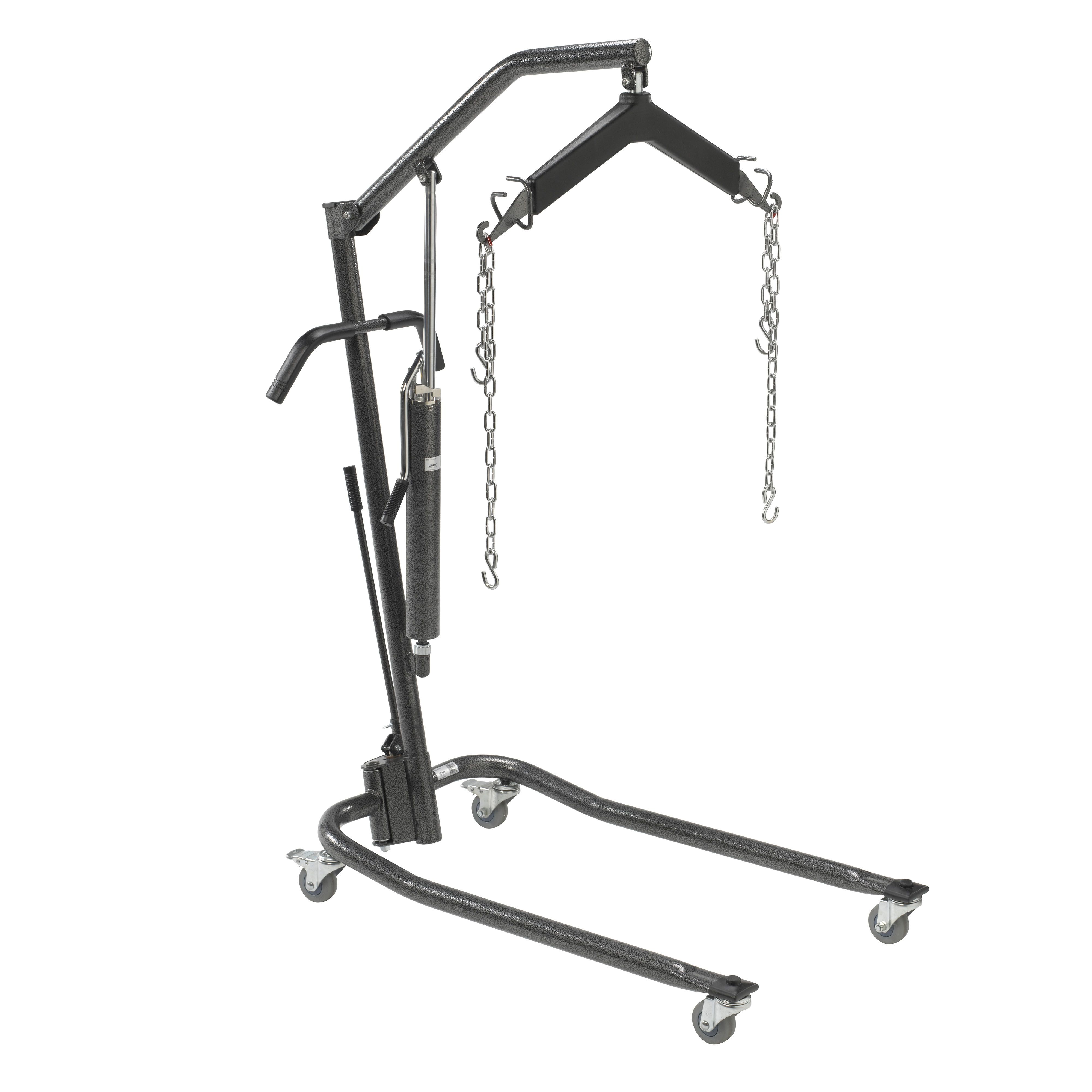Image 38 of Manual Hydraulic Deluxe Chrome Plated Patient Lift with Six Point Cradle